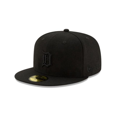 Detroit Tigers Gorra | New Era MLB Wool 59fifty Fitted Cap Mexico - Negros